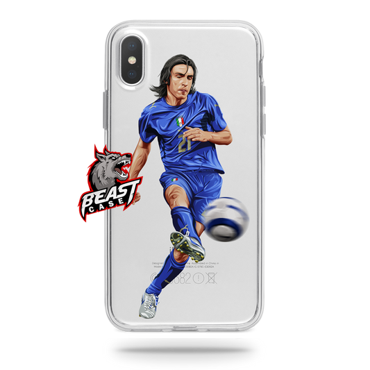 ICON- PIRLO TRANSPARENT CASE - BEASTCASE | For Fans By Fans