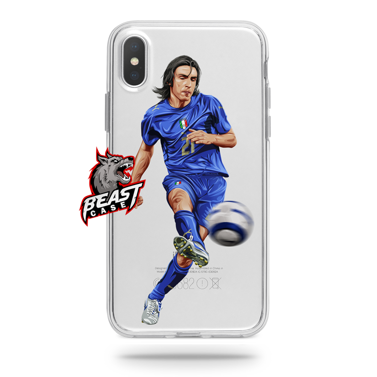 ICON- PIRLO TRANSPARENT CASE - BEASTCASE | For Fans By Fans